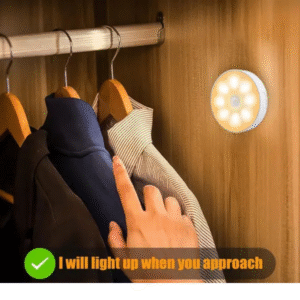 Motion Sensor Light for Home with USB Charging Wireless Self Adhesive LED Body Induction Lamp Sensor Light for Wardrobe Lights Sensor Night Light for Cupboard Stair