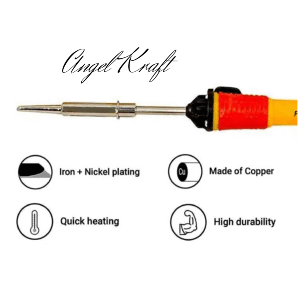 25 Watt SolderingIron | Paste | Meter Wire | 3 In 1 Kit - Image 4