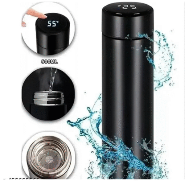 Water Bottle LED Temperature 500 ml Flask | 500 ML | Pack of, 1 | - Image 2