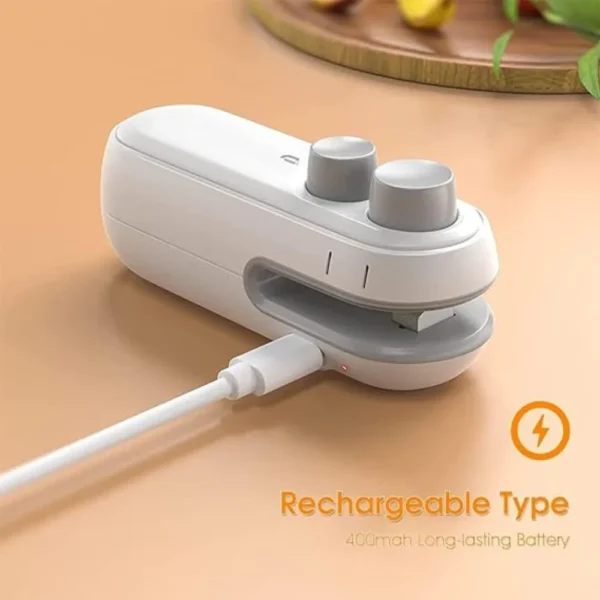 Portable Mini Sealing Machine Handheld Packet Sealer for Food, Snacks, Chips, Fresh Storage, Plastic Bag Sealing Machine PRIMIUM QUALITY -MULTICOLOR - Image 3