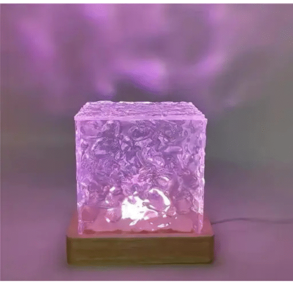 16 in 1 Dynamic Ocean Wave Projector Night Light with Remote - 3D Water Wave Effect USB Powered Table Lamp - Romantic LED Light Projection Lamps, Crystal Table Lamp for Home Decor - Image 3