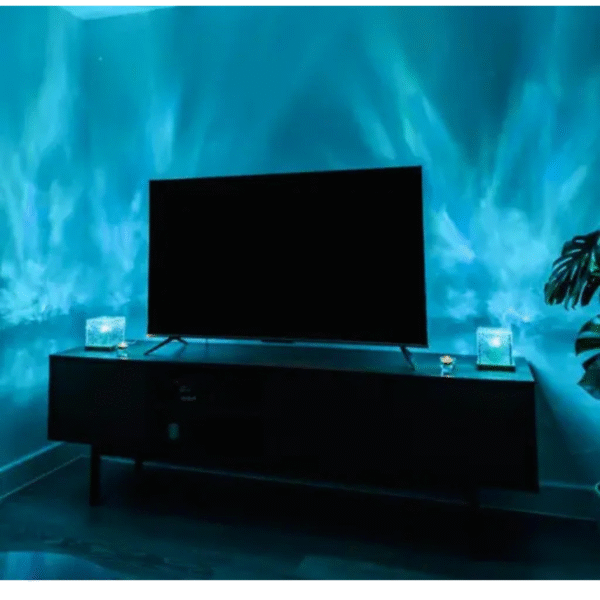 16 in 1 Dynamic Ocean Wave Projector Night Light with Remote - 3D Water Wave Effect USB Powered Table Lamp - Romantic LED Light Projection Lamps, Crystal Table Lamp for Home Decor - Image 4